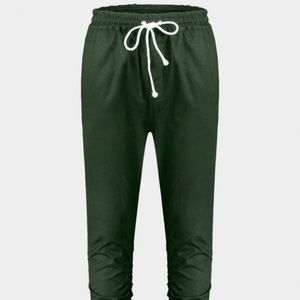 Green Tapered Pants
